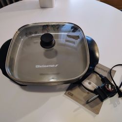 Elite Gourmet Ceramic Electric Skillet 12x12
