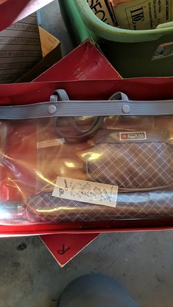 Umbrella, coin purse, clear bag