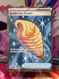 Jumbo Ice Cream Trainer Card Mega Evolutions Chaos Rising 109/086