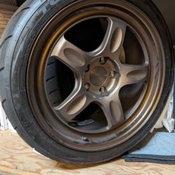 VOLK  21C in Bronze with TOYO TIRES R888R