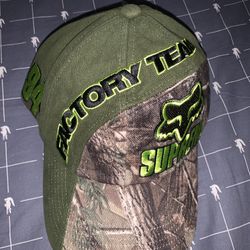 Supreme Fox Racing 6-Panel Realtree Hardwoods Camo Hat 