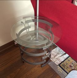 Circle Coffee Table With Two Small Tables