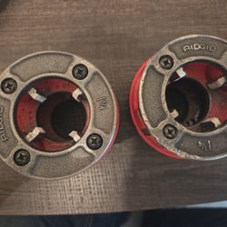 Ridgid 1 1/4 Die Heads Used
