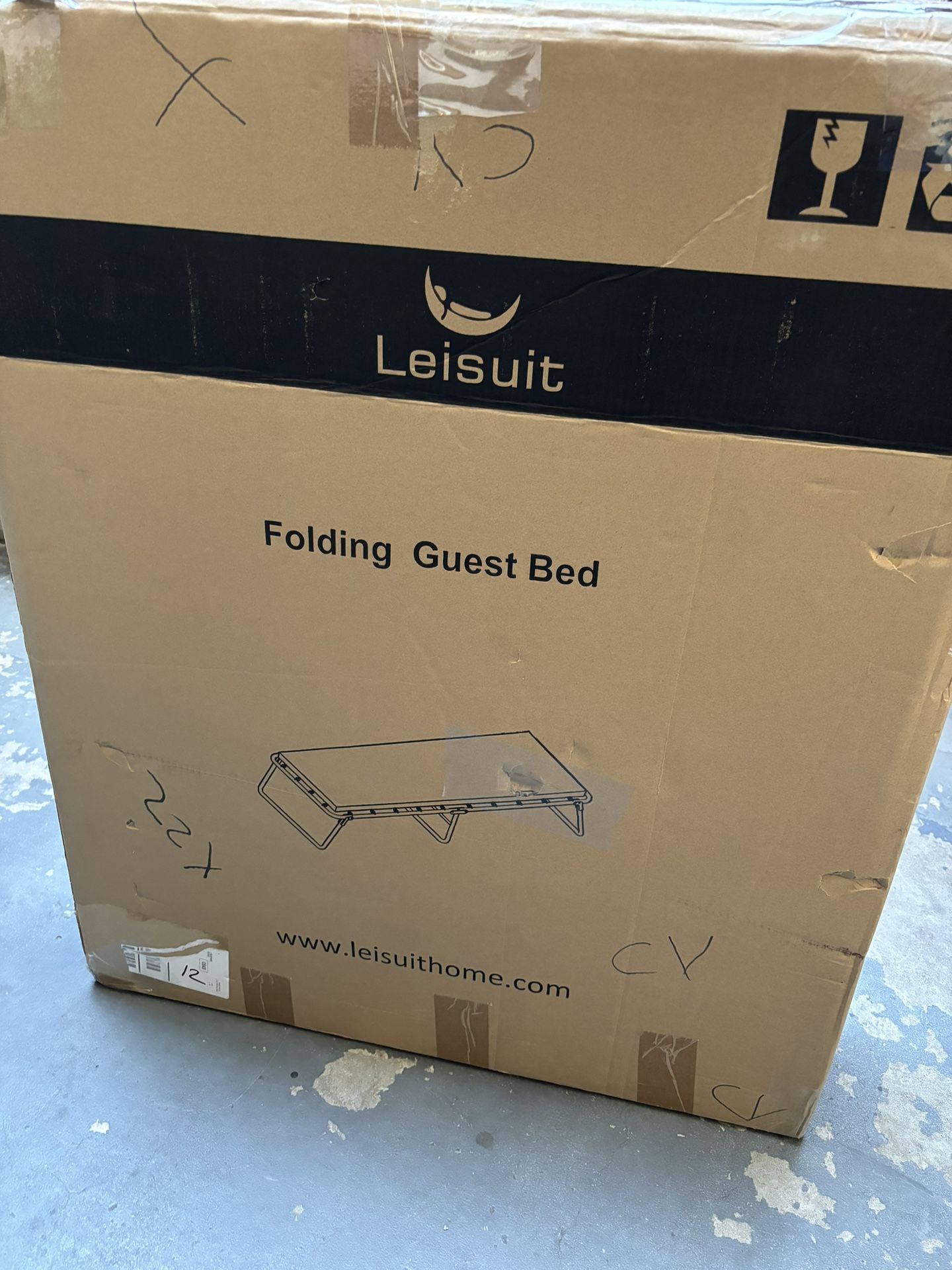 Folding Bed With Foam Mattress