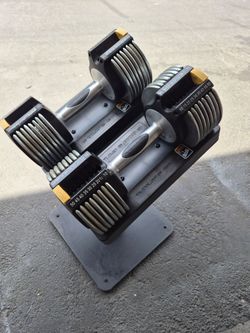Adjustable dumbbells 50lbs each