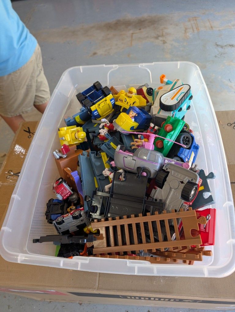 Lots Of Paw Patrol Toys