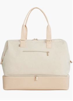 Beis weekender bag, beige brand new