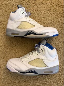 Size 12 (Pre owned, no box) - Air Jordan 5 retro stealth 2.0