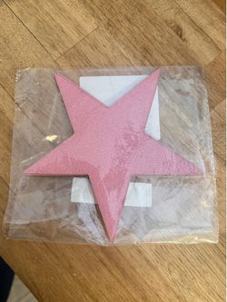 Pink decoration stars