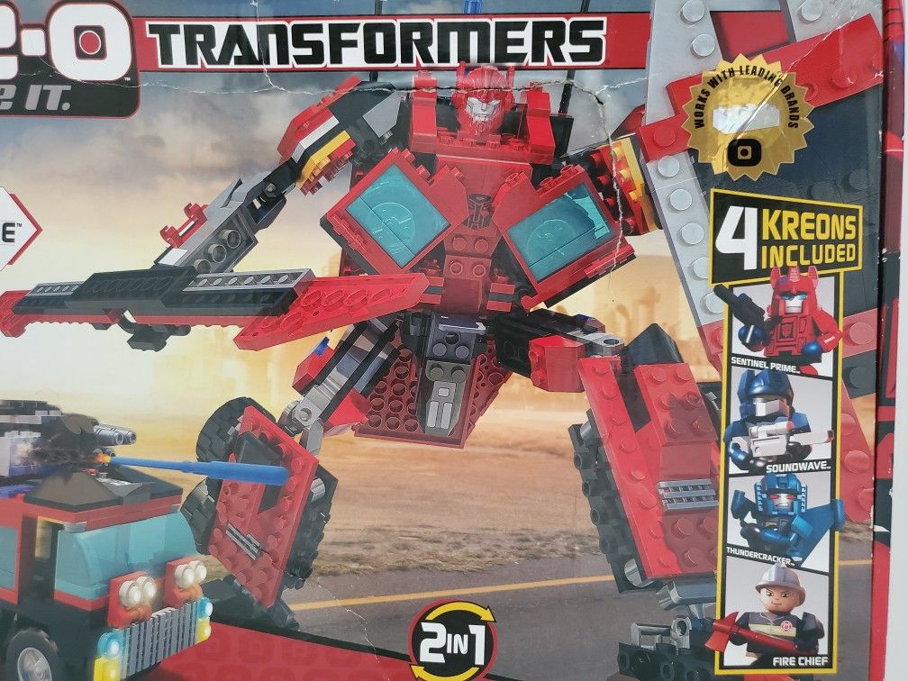 Hasbro Kre O Transformers Sentinel Prime Construction Set