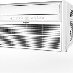 Whirlpool 15,000 BTU Window Mounted Inverter Air Conditioner with Quiet, High Efficiency Operation and Remote, Window AC Unit for Apartment, Living Ro