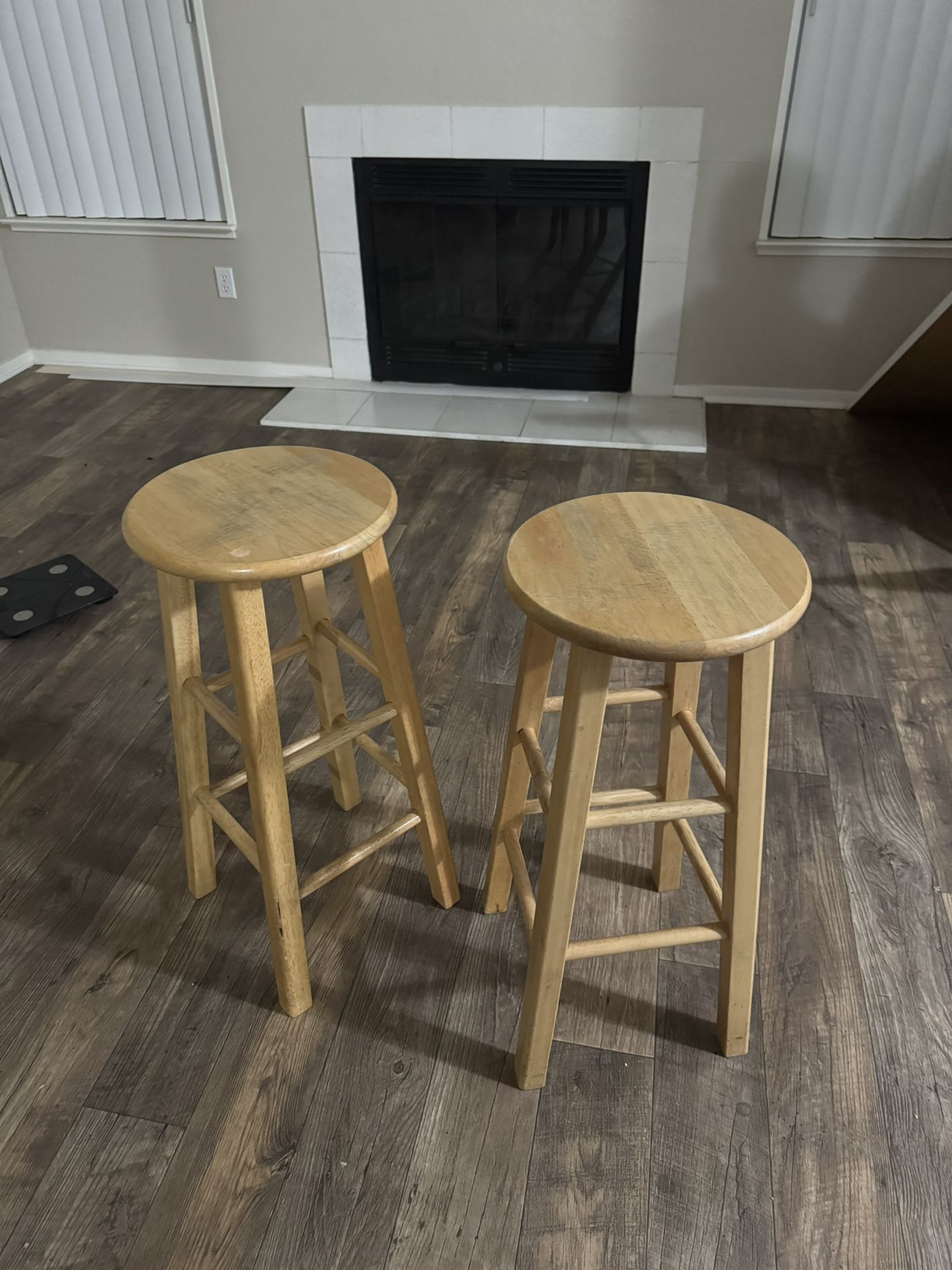 Wooden Bar Stools - $7 Each