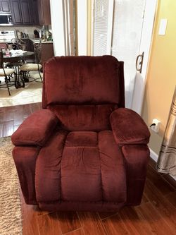 Burgundy Lazy Boy Recliner