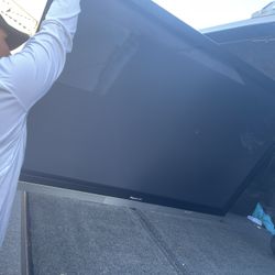 60 inch Panasonic TV with remote 