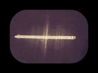 Gold and Diamond Tennis Bracelet