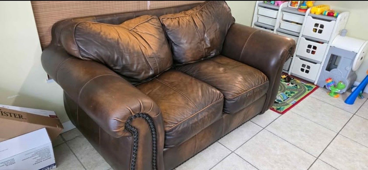 Real Leather sofa