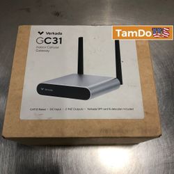 Verkada GC31 Indoor Cellular Gateway CAT12 LTE, 2x PoE, Easy Setup - NEW