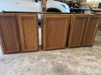 Old kitchen cabinets