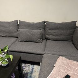Grey Couch L Shaped