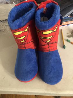 Superman sipper boots