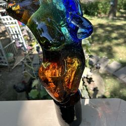 1980’s  Vintage G. TOSI Venetian Murano Venus Torso Figurine Blown Glass OBO