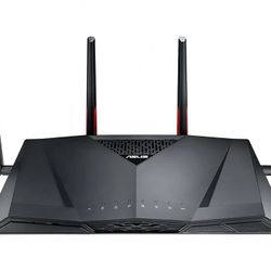 ASUS AC3100 WiFi Gaming Router ( RT - AC88U ) - Dual Band Gigabit Wireless Router , WTFast Game Accelerator , Streaming , AiMesh Compatible , Included