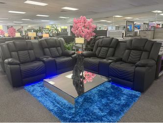 LAST ONE MUST GO🚨Gorgeous Two Piece Power Reclining 4x Recliners On Sale $1499