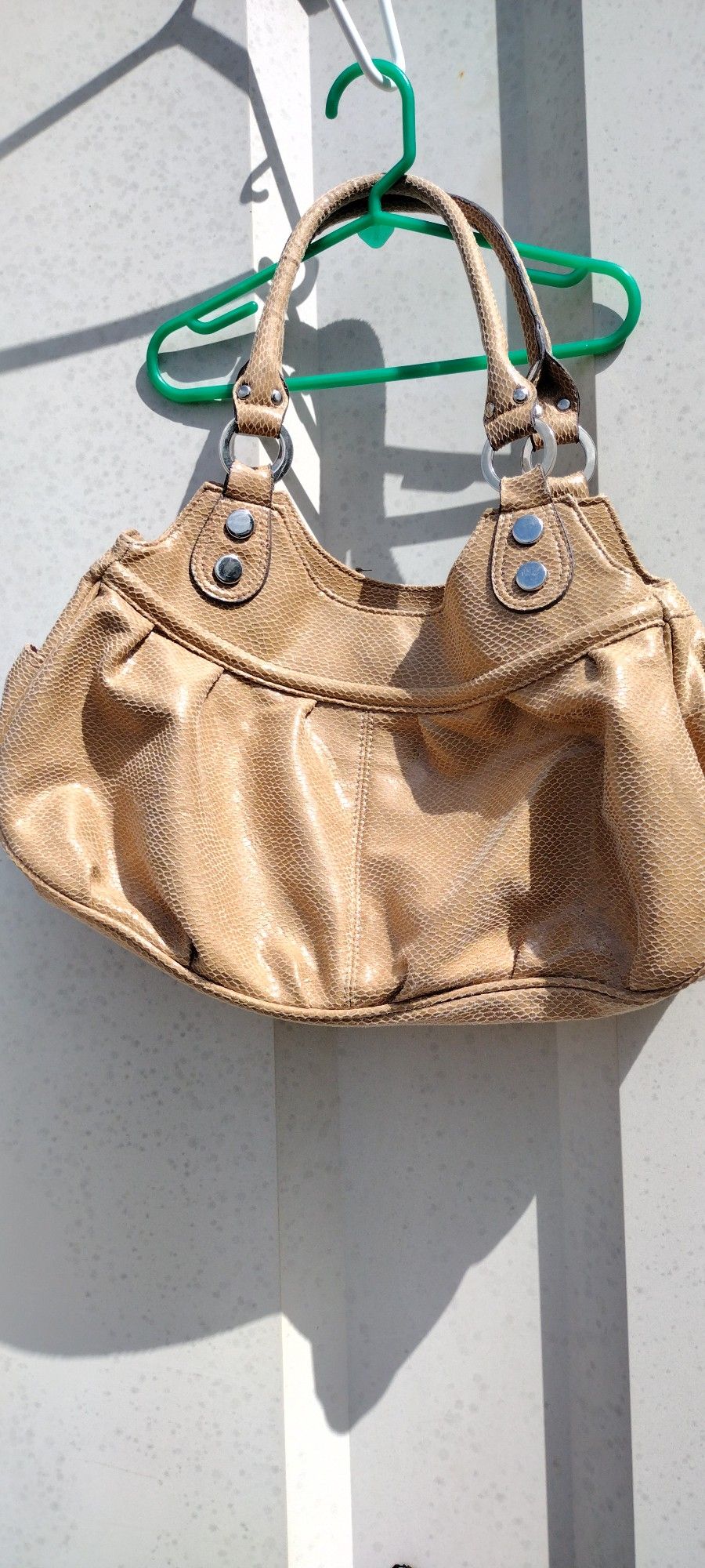 Style & Co Light Brown Shoulder Bag  Magnetic Closure 