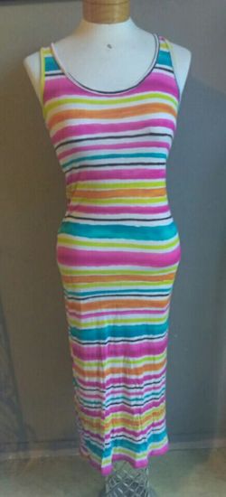 Long dress colorful size S