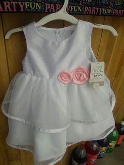 Easter white dress sz 12 mnts $15 new