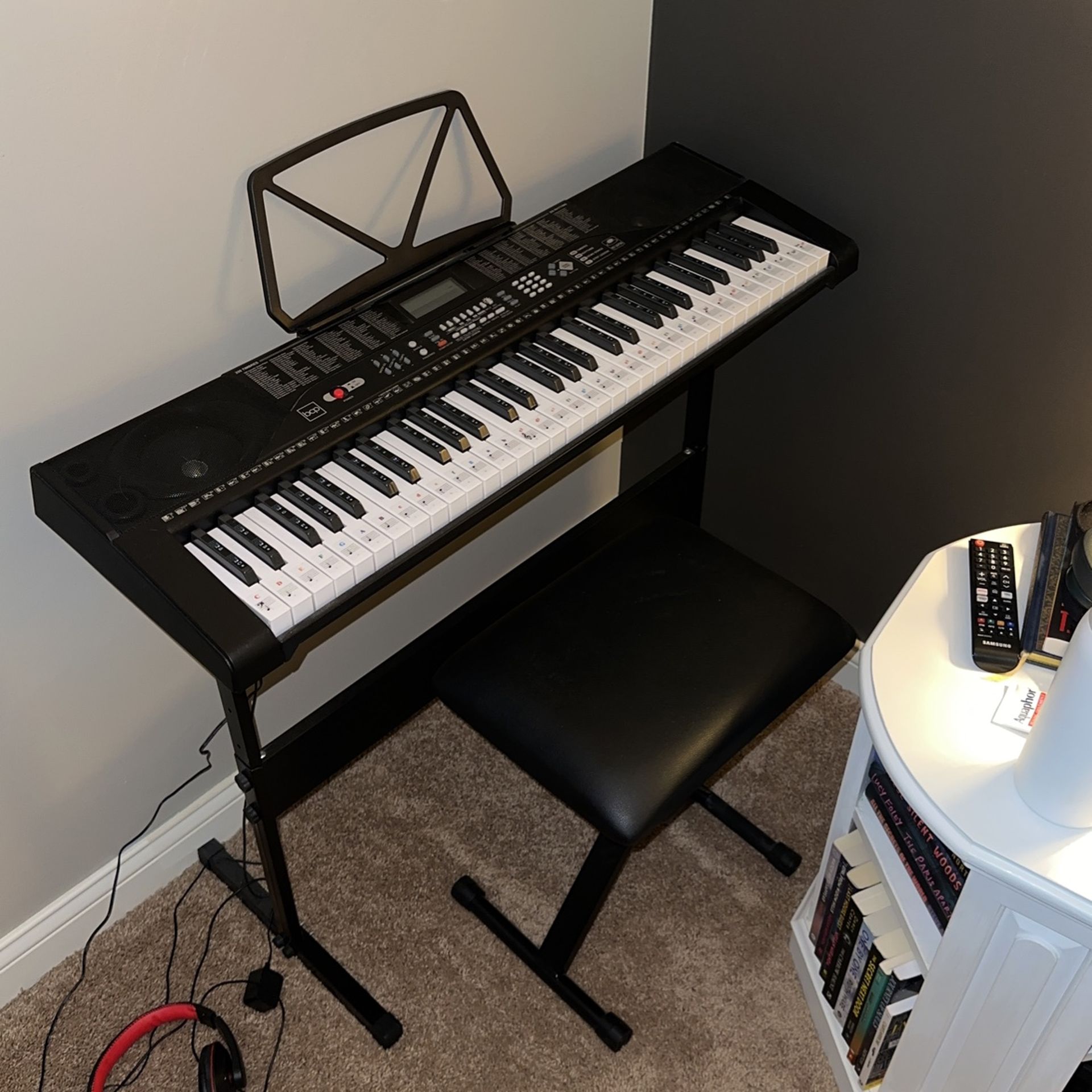 61Key Beginners Electronic Keyboard Piano Set For Teenagers & Adults