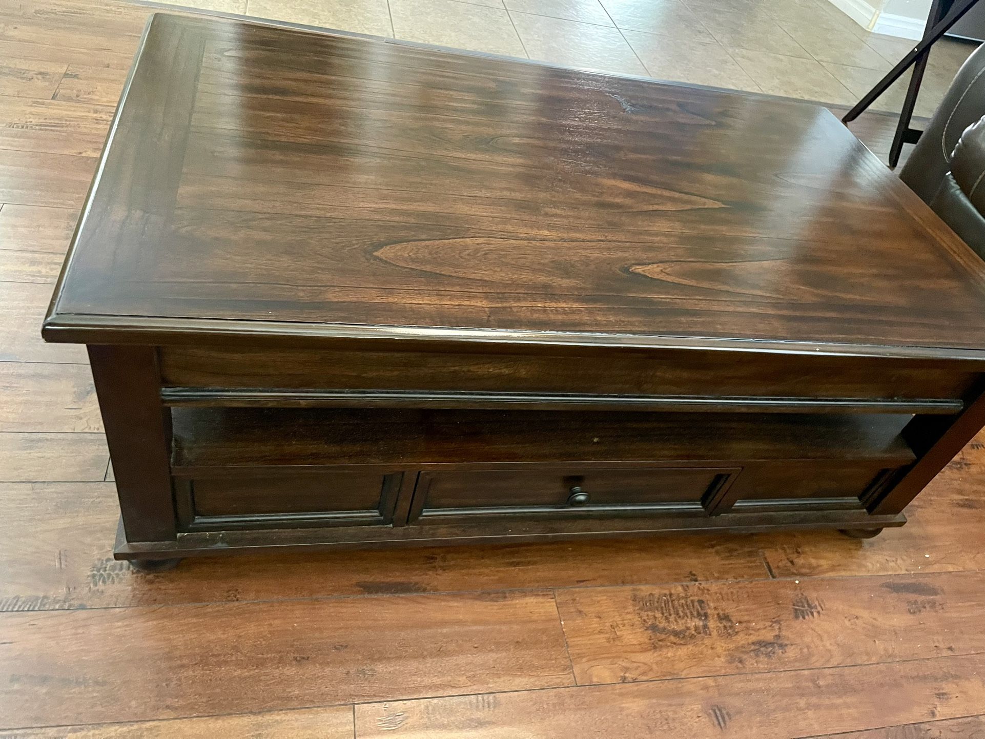 Wood Coffee Table Set