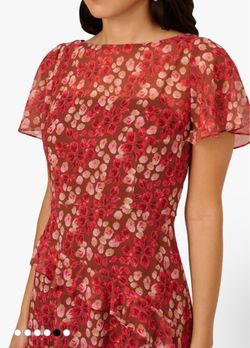 Orange/brown floral dress