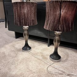 2 Beautiful Table Lamps Each 