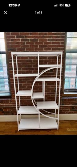 Perfect White 5 tier book shelf