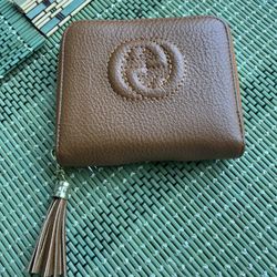 Leather Wallet Brown 