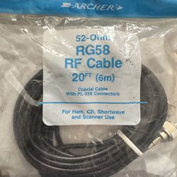20 ft Coaxial Cable, Archer 278-967