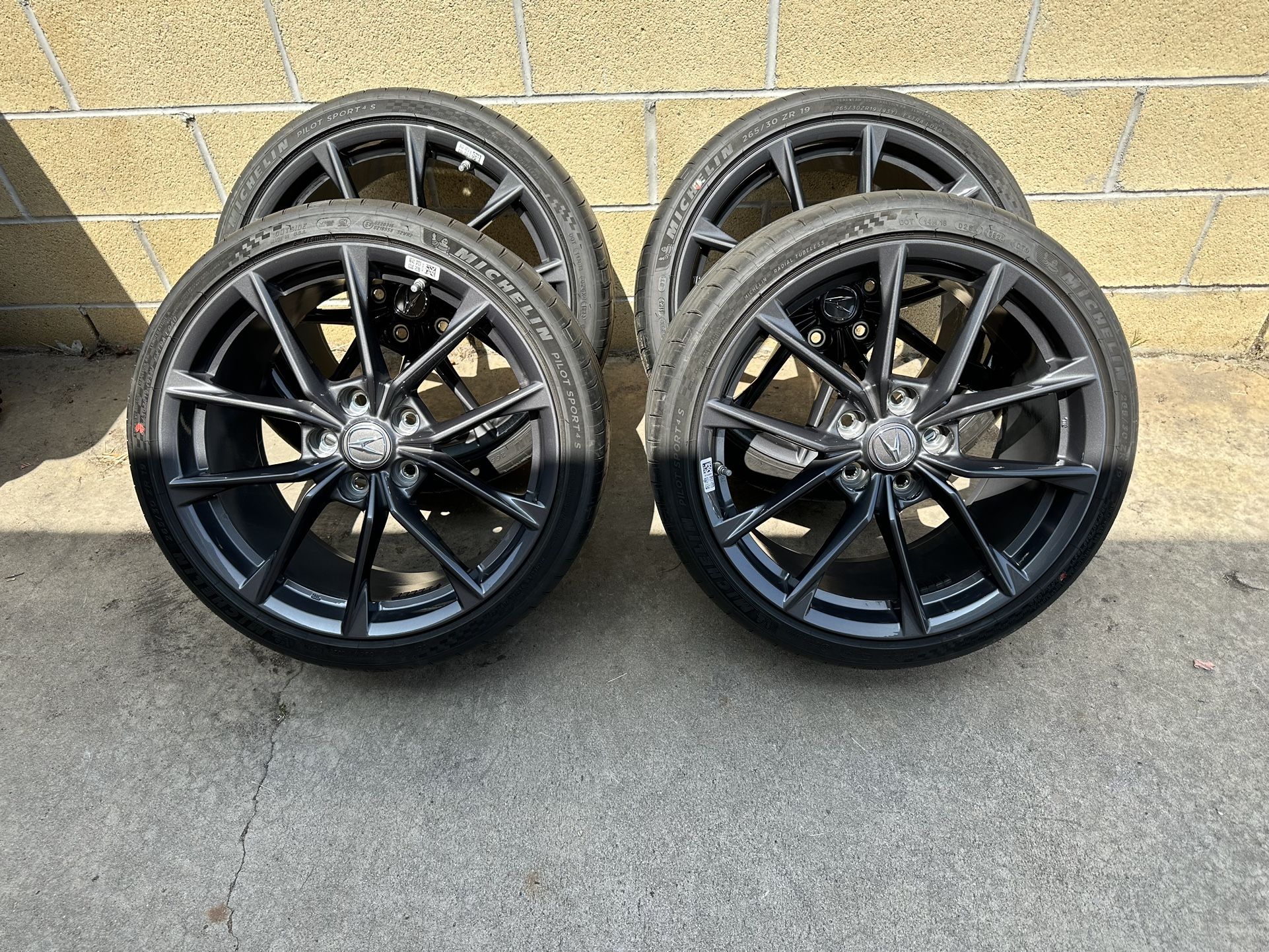 2024 Acura Type S Wheels Rims Oem Stock Factory 5x120 Civic R TLX Takeoffs 99% Tires Michelin