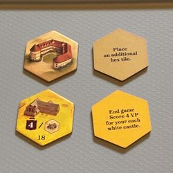 Castles of Burgundy Special Edition Cardboard Hexes & Tiles