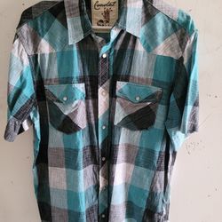 Mens Dress T Shirt Size Large