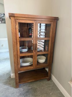 Pottery Barn Bar Cabinet / Hutch