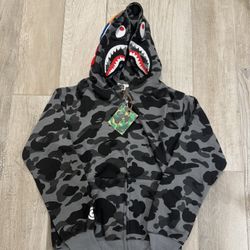 Black Bape Full Zip Size M