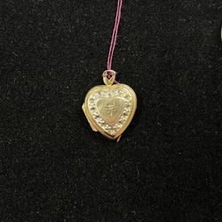 Gold Heart Pendant 