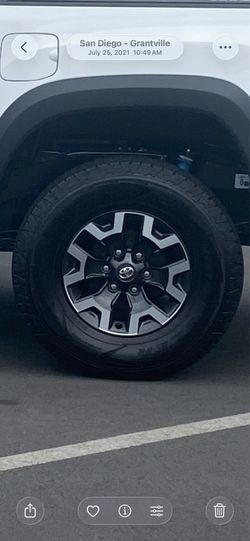 4 Original Toyota Rims with tires