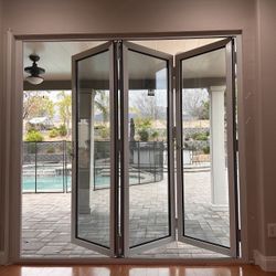 Brand New Aluminum Bifold Patio Door For Sale | Fast Pickup | Multiple Size Available 