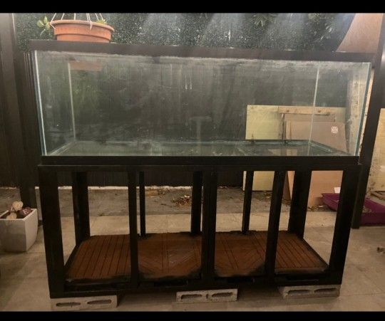 180 Gallon Fish Tank With Filter And Stand