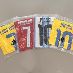 World cup soccer jersey . argentina, portugal & colombia