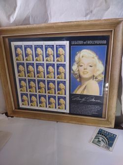 Marilyn Monroe Plate Of 20 US 32 postal