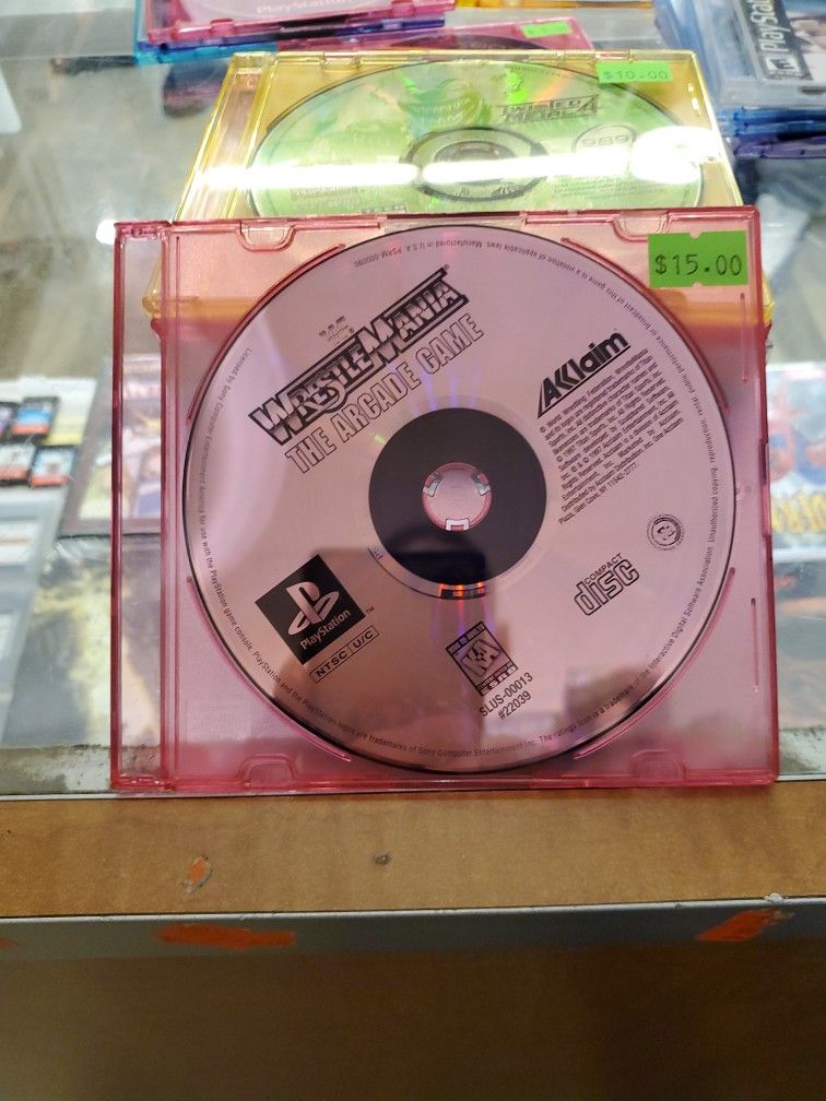 Wrestle Mania The Arcade Game Ps1
