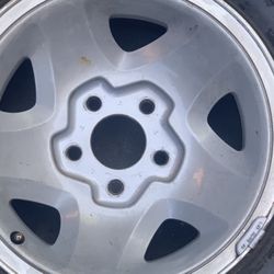 4 R15 Rims With  Tires 